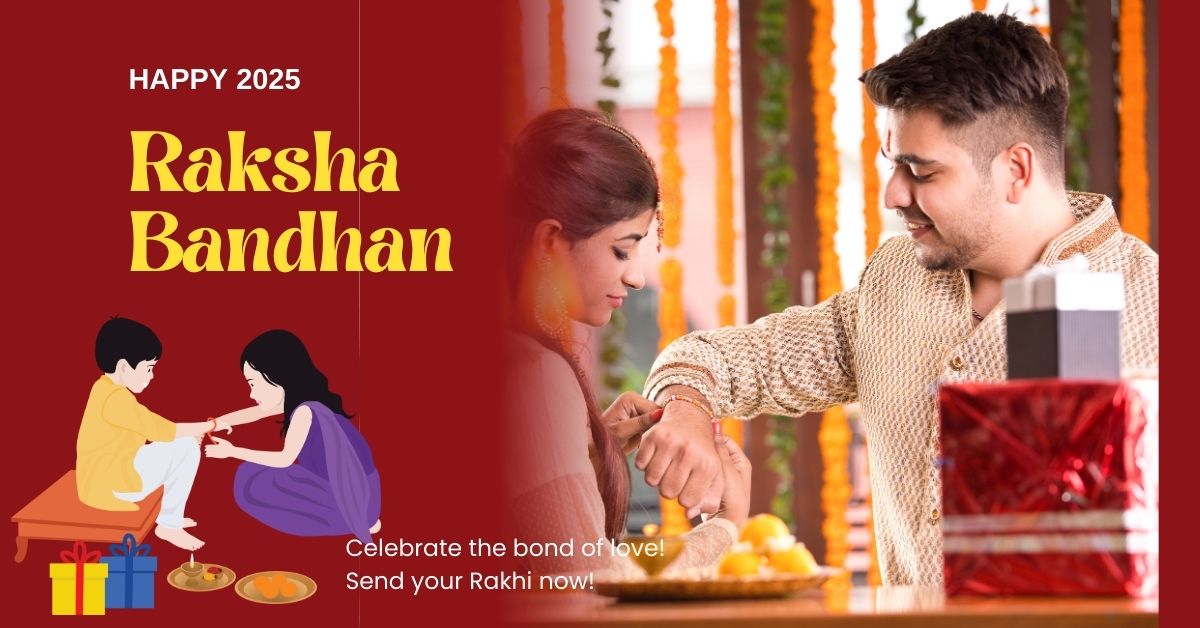 रक्षाबंधन 2025 शुभ मुहूर्त के अनुसार तैयार पूजा की थाली"